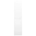 vidaXL Classeur de rangement verrouillable avec porte coulissante en acier