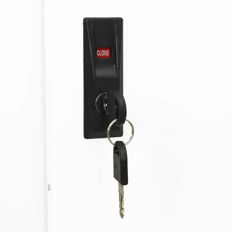 vidaXL Classeur de rangement verrouillable avec porte coulissante en acier