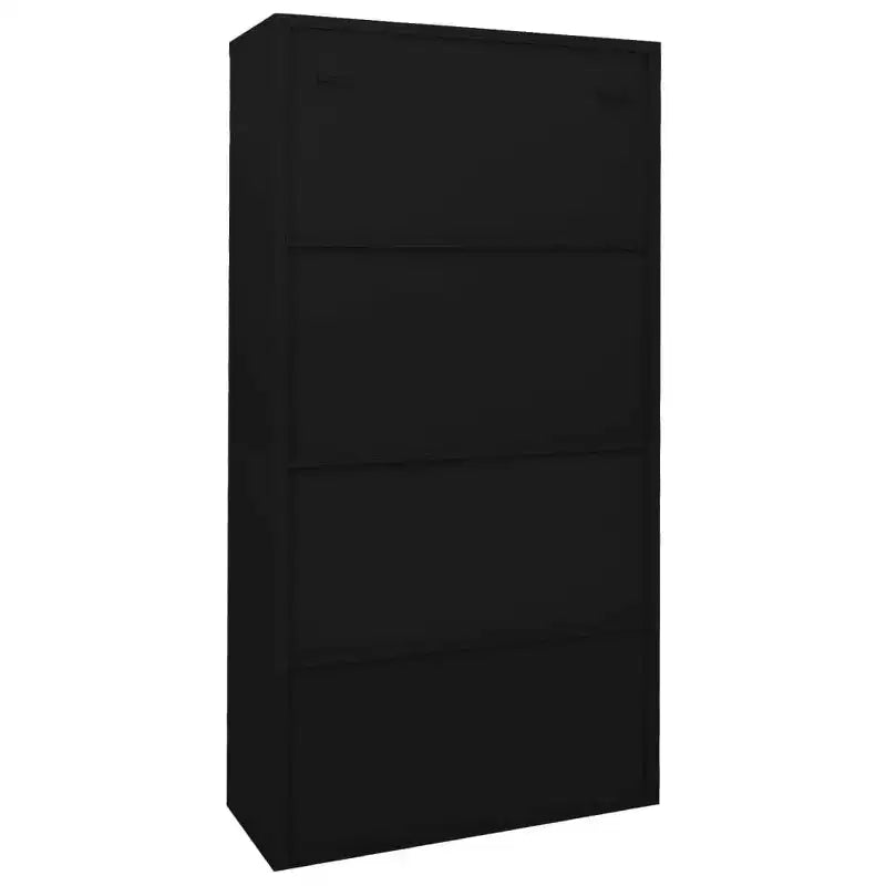 vidaXL Classeur de rangement verrouillable avec porte coulissante en acier