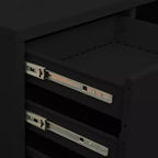 vidaXL Meuble de rangement classeur de bureau avec serrure pour bureau à domicile Acier - Gris clair Sans jardinière