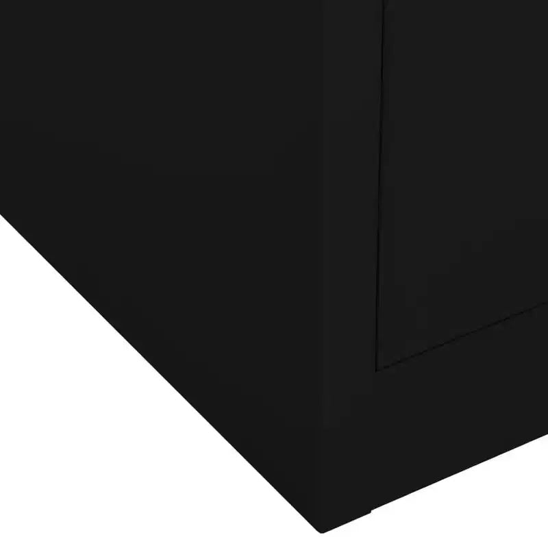 vidaXL Meuble de rangement classeur de bureau avec serrure pour bureau à domicile Acier - Gris clair Sans jardinière
