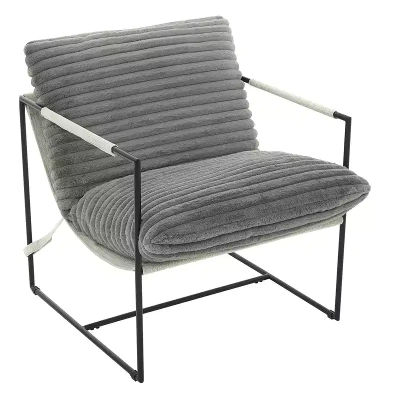 Fauteuil de salon, Fauteuil d'appoint moderne du milieu du siècle, Fauteuil de lecture confortable avec coussin en mousse déchiquetée pour salles de lecture, chambres, balcon