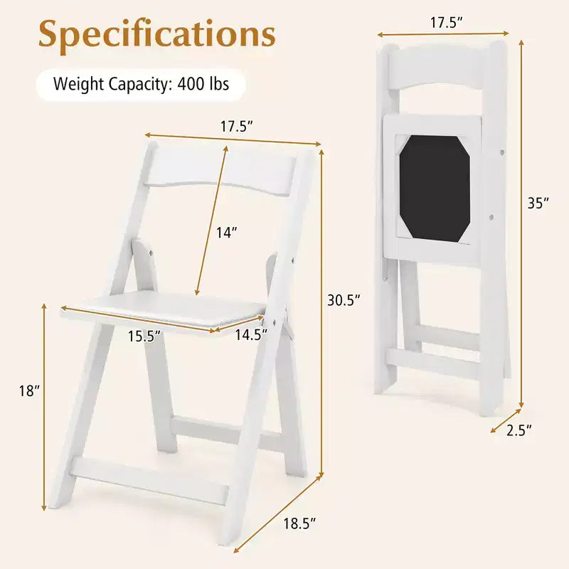 Costway Lot de 12 chaises de salle à manger avec pieds en bois d'hévéa et assise rembourrée pour la maison, le bureau, les événements - Blanc