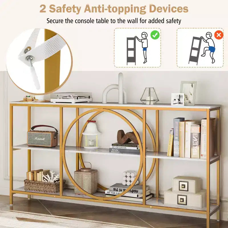 Costway Meuble de rangement en bois pour bijoux, coffre, boîte et organisateur, cadeau de Noël