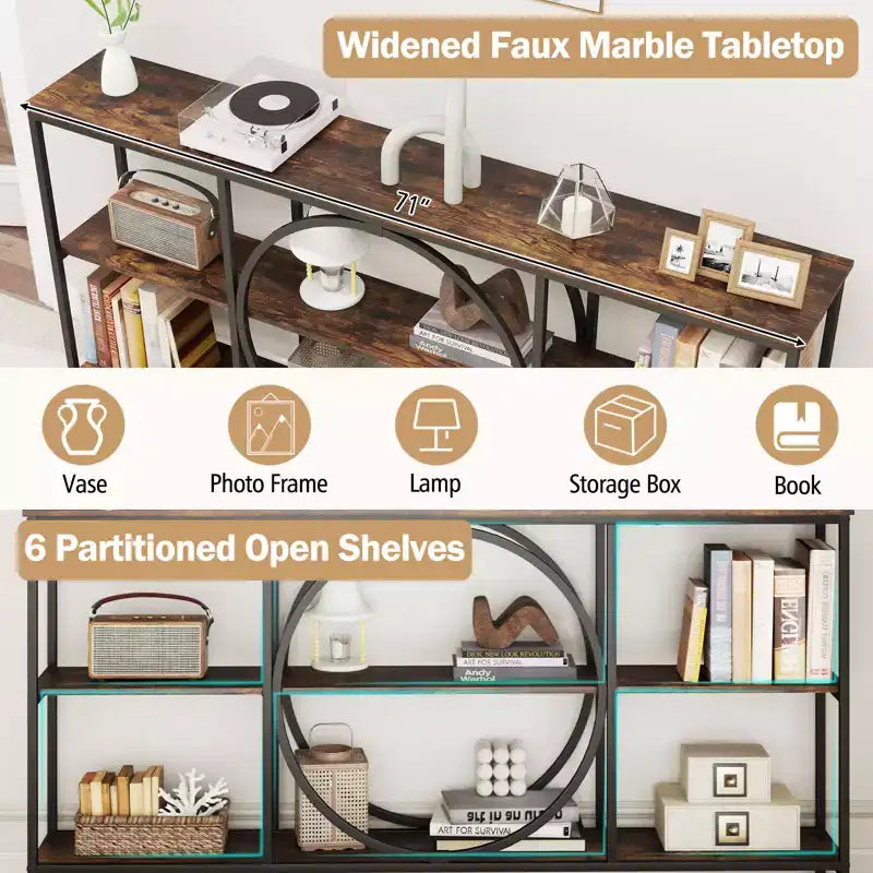 Costway Meuble de rangement en bois pour bijoux, coffre, boîte et organisateur, cadeau de Noël