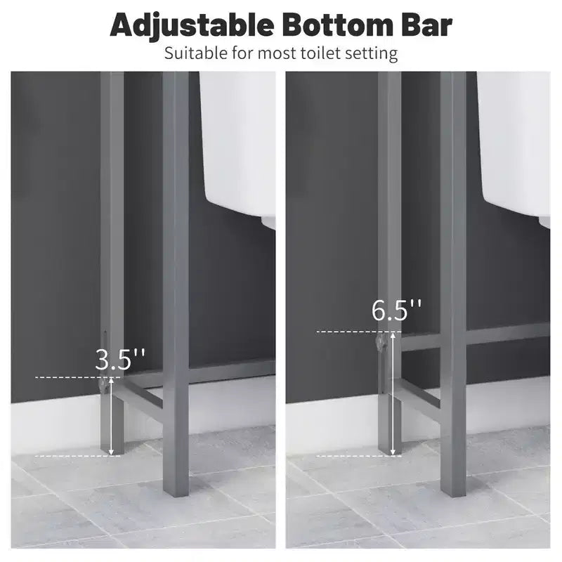 Lot de 2 étagères métalliques à 5 niveaux Costway, étagères de rangement robustes avec patins antidérapants
