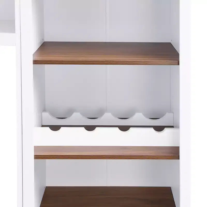 Meuble TV mural avec pont pour téléviseur de 70 pouces, grand meuble console multimédia du milieu du siècle avec bibliothèque et étagères réglables