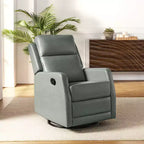 Fauteuil inclinable pivotant corail avec piètement en métal|ARTFUL LIVING DESIGNS