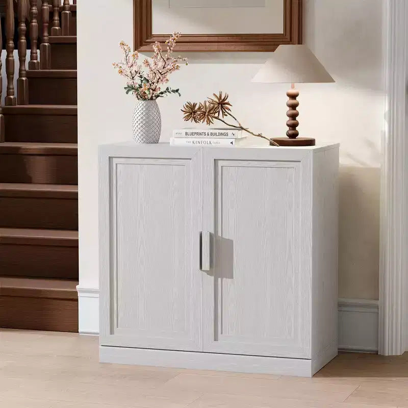 PexFix Bahut en Bois Moderne Meuble de Rangement avec 2 Portes et Étagère Réglable Consoles d'Appoint pour Salle à Manger/Salon Entrée