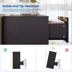 Commode cannelée pour chambre à coucher avec 10 tiroirs, commode moderne de 150 cm de large, meuble TV et placard en bois pour salon et couloir