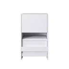 Coiffeuse 3-EN-1 Okak avec plateau en verre visible et miroir rabattable, coiffeuse de maquillage avec 3 tiroirs et 1 tabouret, coiffeuse compacte pour chambre, blanc