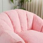 TUYOHW Fauteuil poire avec accoudoirs, chaise longue remplie de mousse à mémoire de forme haute densité, grand canapé paresseux pour adultes salon, housse amovible et lavable