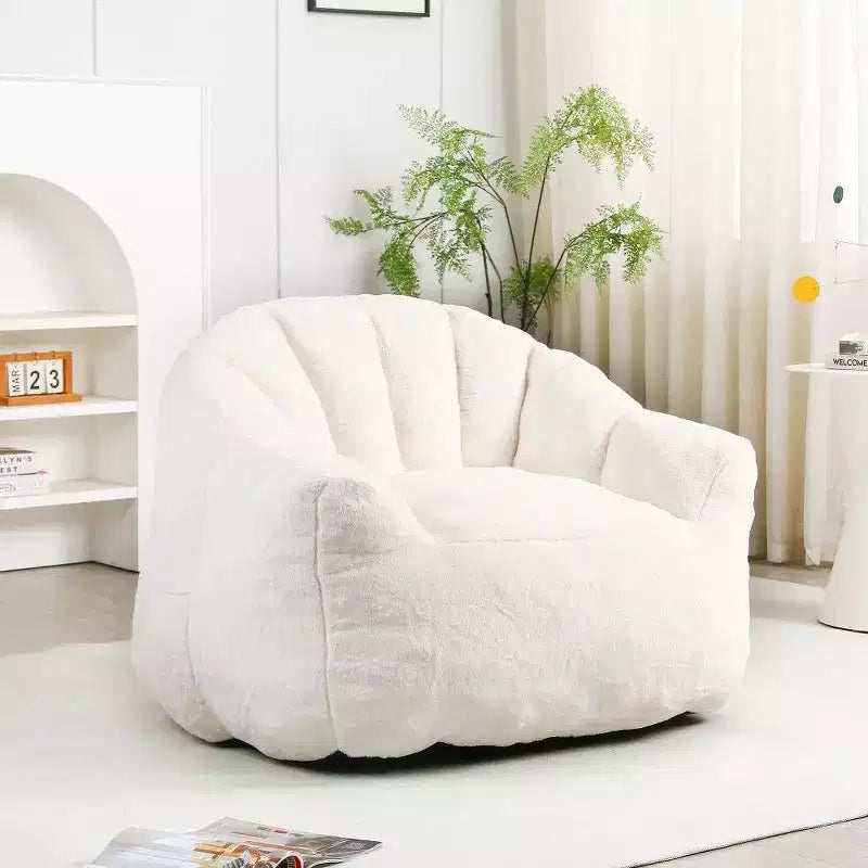 TUYOHW Fauteuil poire avec accoudoirs, chaise longue remplie de mousse à mémoire de forme haute densité, grand canapé paresseux pour adultes salon, housse amovible et lavable