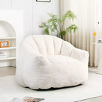 TUYOHW Fauteuil poire avec accoudoirs, chaise longue remplie de mousse à mémoire de forme haute densité, grand canapé paresseux pour adultes salon, housse amovible et lavable