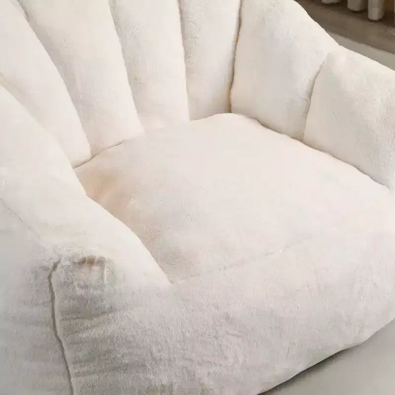 TUYOHW Fauteuil poire avec accoudoirs, chaise longue remplie de mousse à mémoire de forme haute densité, grand canapé paresseux pour adultes salon, housse amovible et lavable