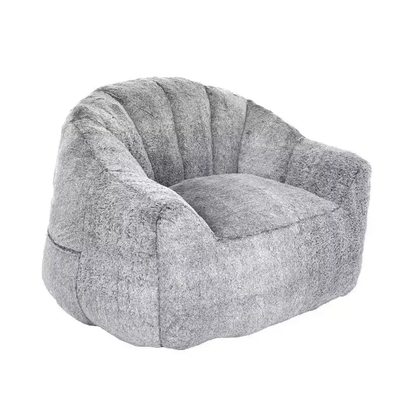 TUYOHW Fauteuil poire avec accoudoirs, chaise longue remplie de mousse à mémoire de forme haute densité, grand canapé paresseux pour adultes salon, housse amovible et lavable