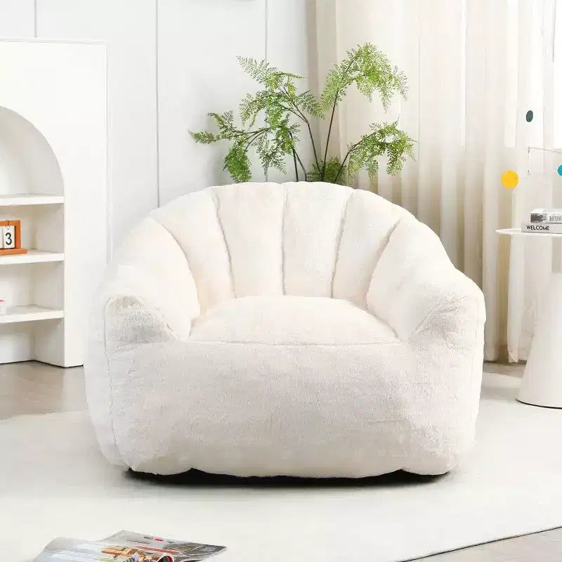 TUYOHW Fauteuil poire avec accoudoirs, chaise longue remplie de mousse à mémoire de forme haute densité, grand canapé paresseux pour adultes salon, housse amovible et lavable