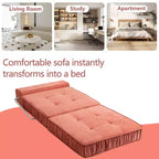 Canapé pliant, canapé-lit et matelas de sol convertibles, lit compact avec dossier amovible