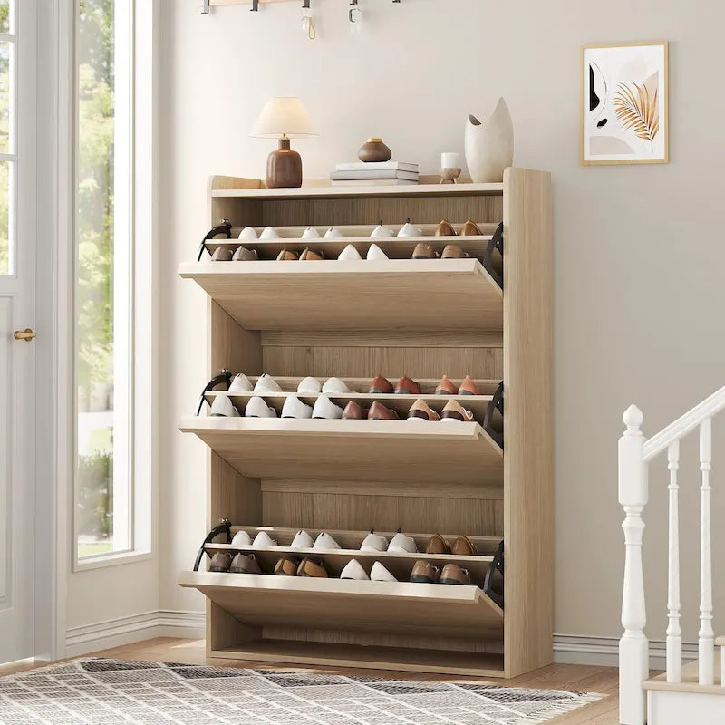 Bureau de travail laqué avec 2 tiroirs de rangement et stabilisateur en X