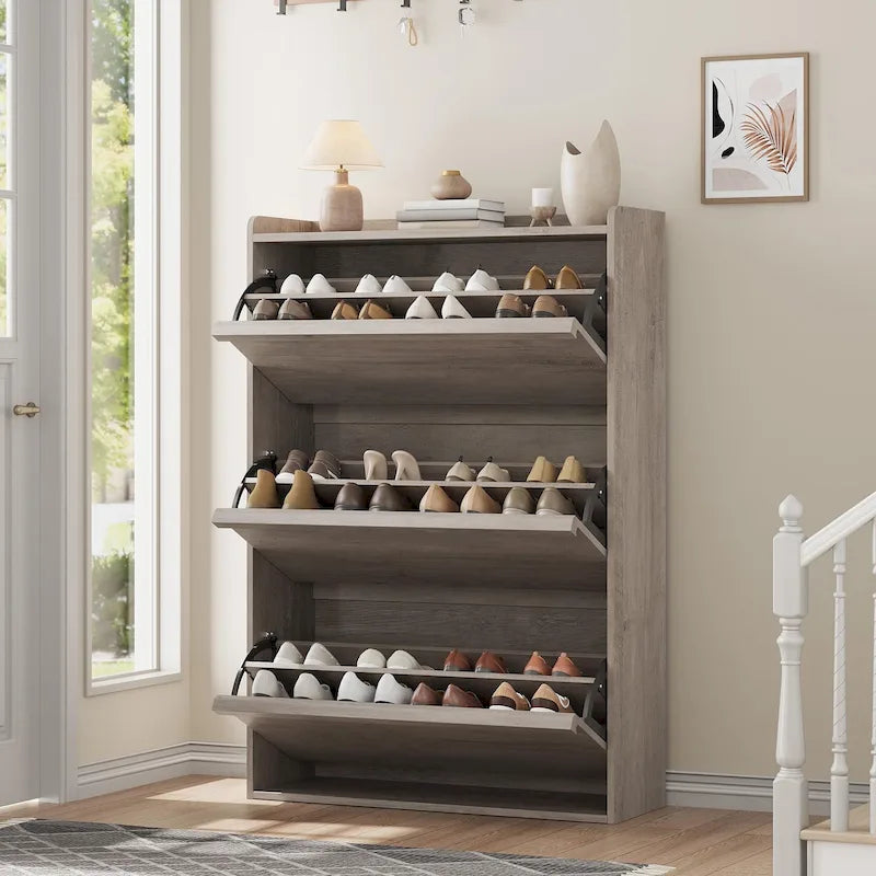 Bureau de travail laqué avec 2 tiroirs de rangement et stabilisateur en X