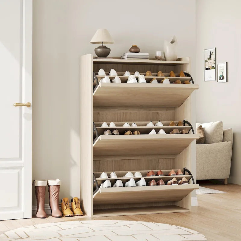 Bureau de travail laqué avec 2 tiroirs de rangement et stabilisateur en X