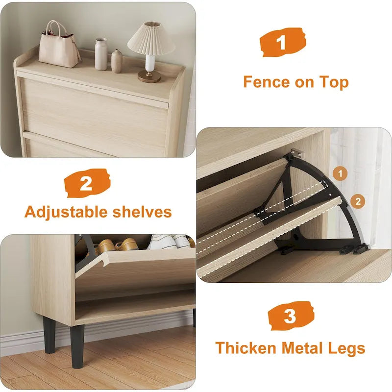 Bureau de travail laqué avec 2 tiroirs de rangement et stabilisateur en X