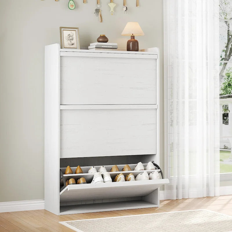 Bureau de travail laqué avec 2 tiroirs de rangement et stabilisateur en X