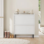 Bureau de travail laqué avec 2 tiroirs de rangement et stabilisateur en X