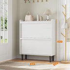 Bureau de travail laqué avec 2 tiroirs de rangement et stabilisateur en X
