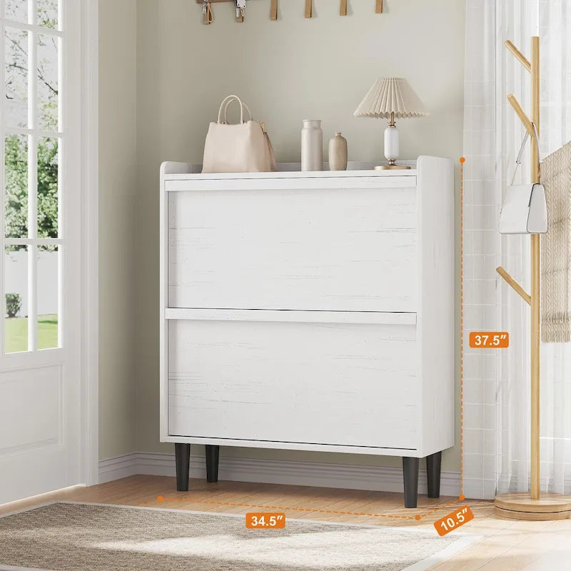 Bureau de travail laqué avec 2 tiroirs de rangement et stabilisateur en X