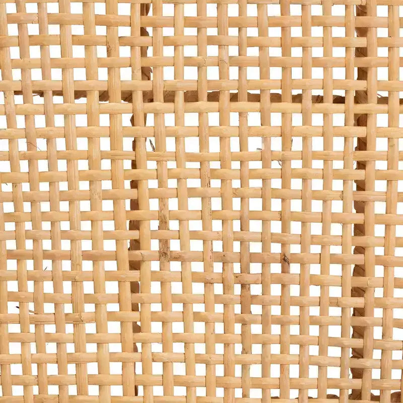 bali & pari Tabouret de bar hauteur comptoir en rotin et bois Moscou Noyer/Naturel : Style bohème, cadre en manguier, aucun assemblage requis
