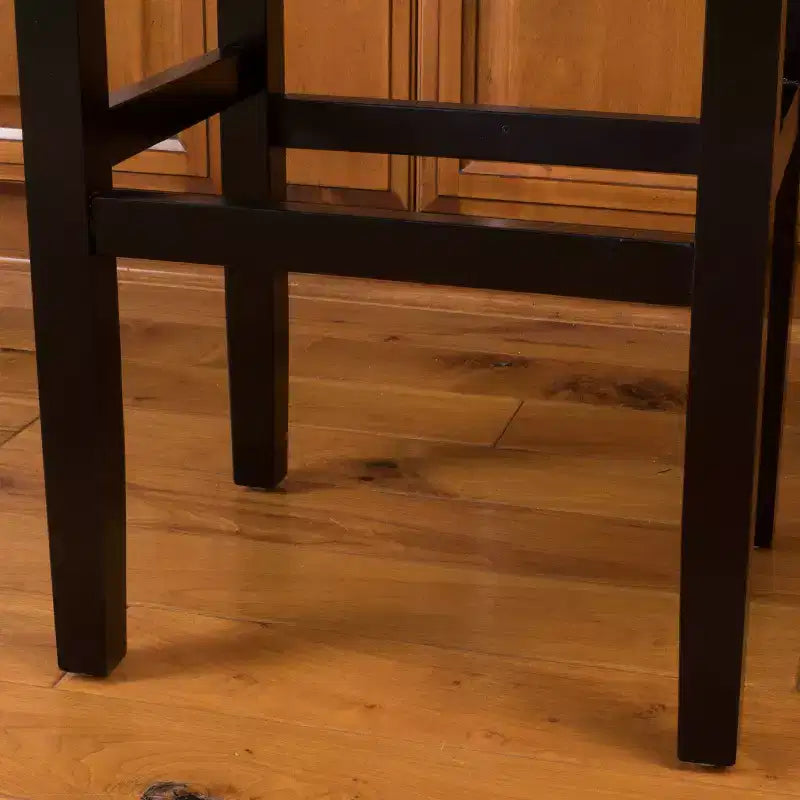 Lot de 2 tabourets de bar à hauteur de comptoir Lissette marron - Christopher Knight Home : Cuir reconstitué, clous en bronze, cadre en hévéa