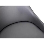 Tabouret de bar pivotant Alec de 30 po noir/gris - Armen Living