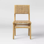 Chaise de salle à manger tressée Ceylan bois naturel - Threshold™