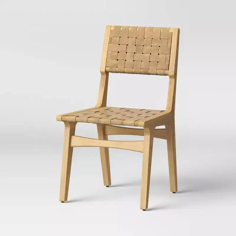 Chaise de salle à manger tressée Ceylan bois naturel - Threshold™