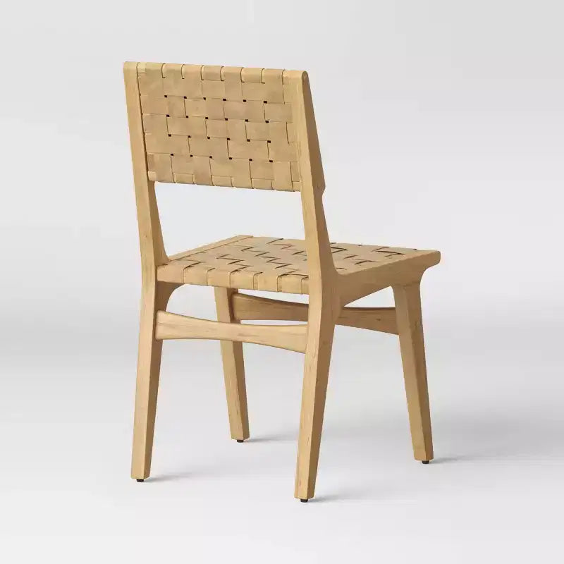 Chaise de salle à manger tressée Ceylan bois naturel - Threshold™