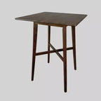 Table de bar rectangulaire moderne Kenilworth en finition noyer - Christopher Knight Home : Élégante, haute, style pub, 4 places