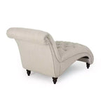 Chauffeuse contemporaine en tissu Varnell avec pieds tournés - Christopher Knight Home