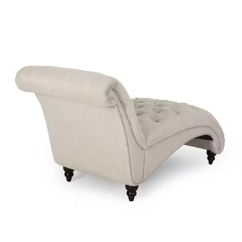 Chauffeuse contemporaine en tissu Varnell avec pieds tournés - Christopher Knight Home