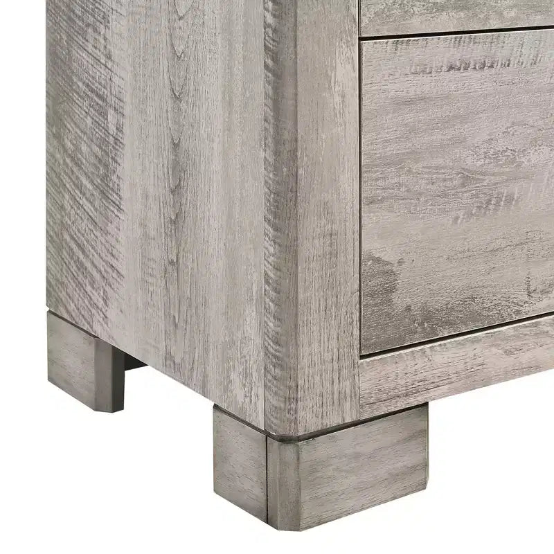 Table de chevet à 2 tiroirs Adam gris - Picket House Furnishings