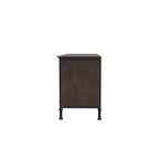 Meuble TV Kelson multi-rangements 24/7 Shop At Home pour TV jusqu'à 65 po : pieds en métal, gestion des câbles, étagères fixes