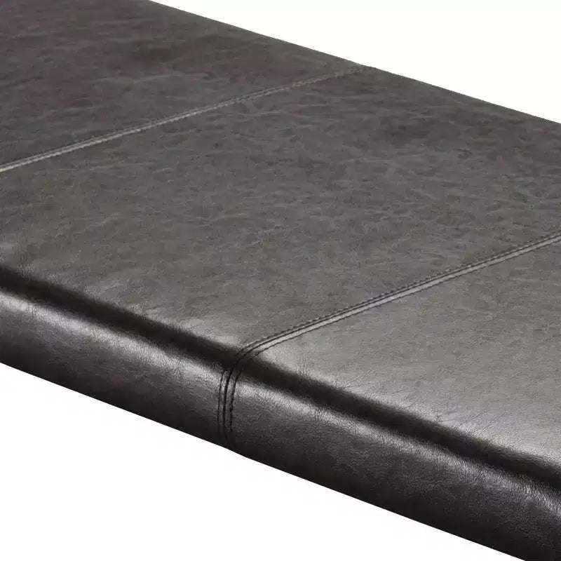Bancs Winsome Espresso Brown : Similicuir capitonné, Aucun assemblage, Siège souple en PU