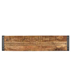 Banc en bois de récupération fait main 71 avec pieds en fer - Timbergirl