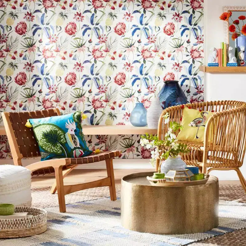 Pouf Lory Texturé Neutre - Threshold™ : Ottoman Carré Bohème, Capitonnage Fait Main, Beige Clair, Mélange Coton et Laine