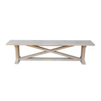 Alexa Bench en bois naturel - International Concepts