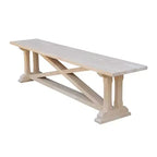 Alexa Bench en bois naturel - International Concepts