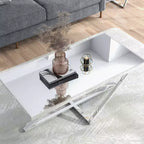 Table Basse Rectangulaire Miroir Drubeck Chrome - HOMES: Inside + Out