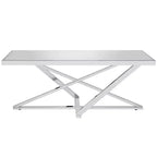 Table Basse Rectangulaire Miroir Drubeck Chrome - HOMES: Inside + Out