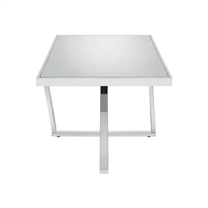 Table Basse Rectangulaire Miroir Drubeck Chrome - HOMES: Inside + Out