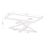 Table Basse Rectangulaire Miroir Drubeck Chrome - HOMES: Inside + Out